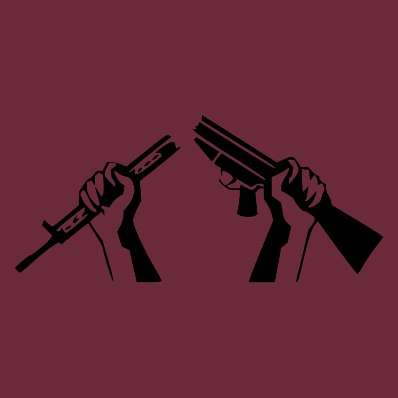 Zerbrochenes Gewehr - Friedenssymbol