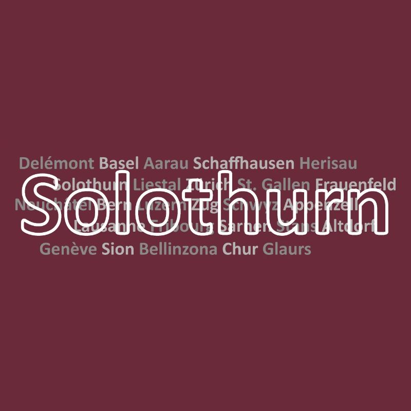 Schweizer Städte Solothurn