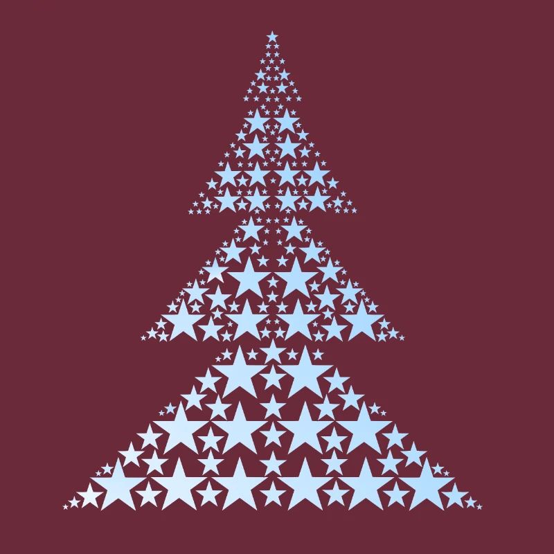 Blauer Weihnachtsbaum