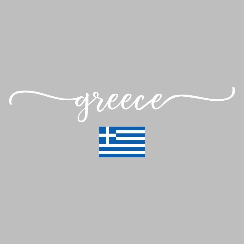 Grèce Vacances Design avec Chemise Drapeau