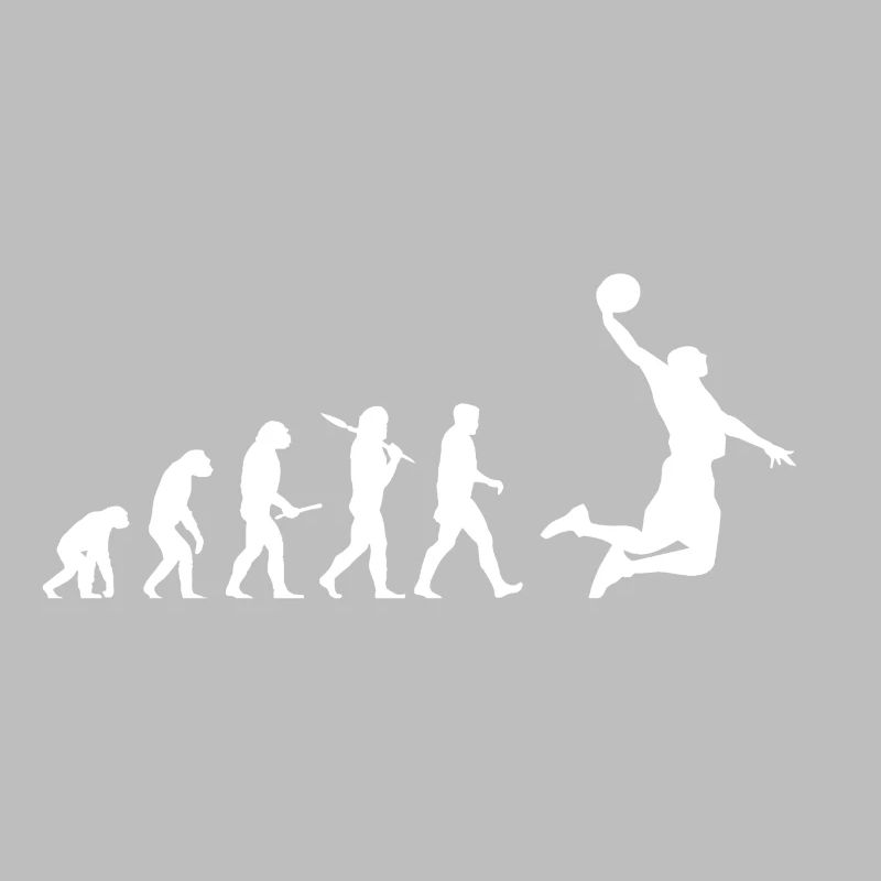 Evolution Basketball! Funny! Dunk!