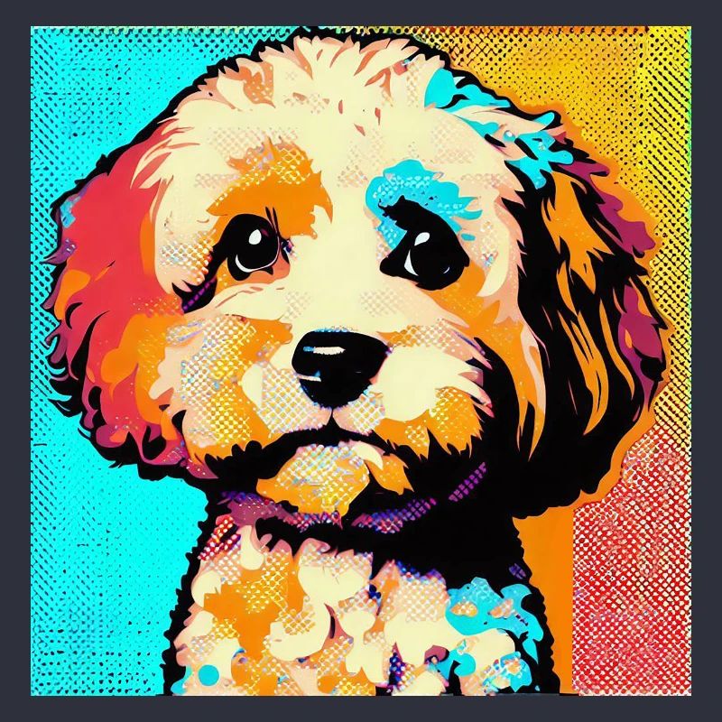 Cavapoo Pop Art