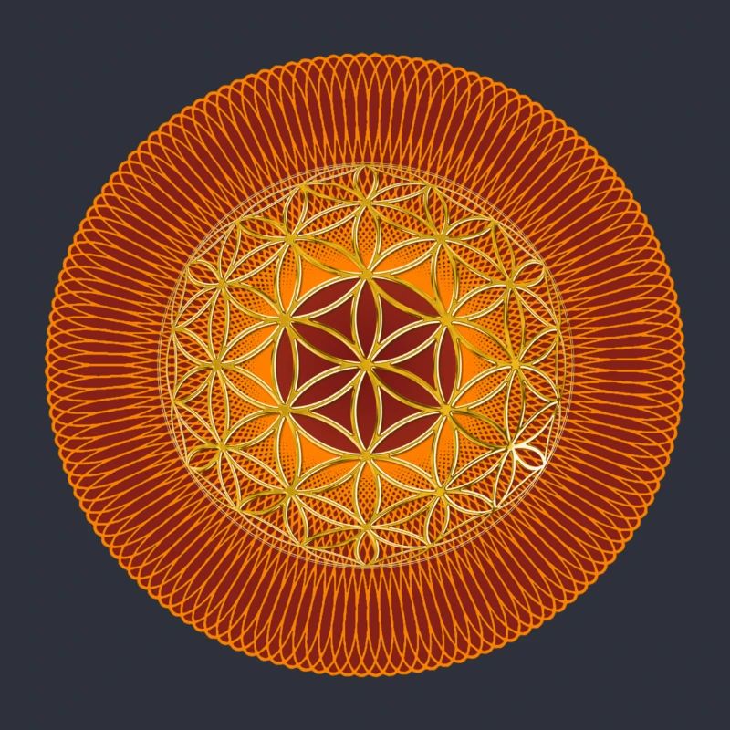 Blume des Lebens - Spirograph