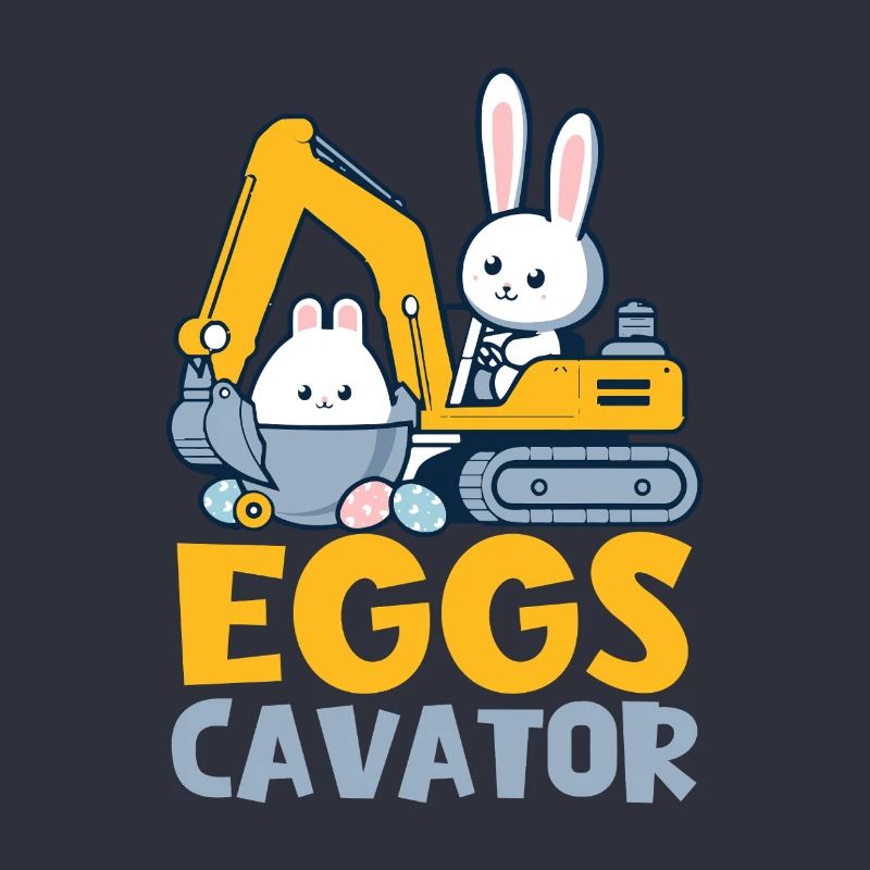 Eggs Cavator with Cute Rabbits