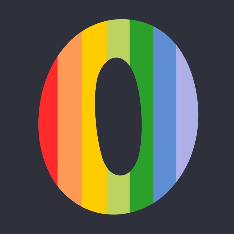 Buchstabe oder Regenbogen