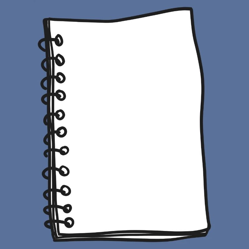 Notebook Banner Drawing