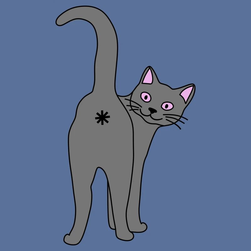 Freche Katze