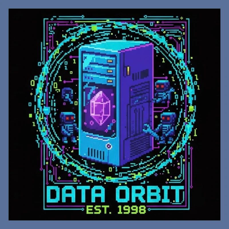 Data Orbit Neon Computer