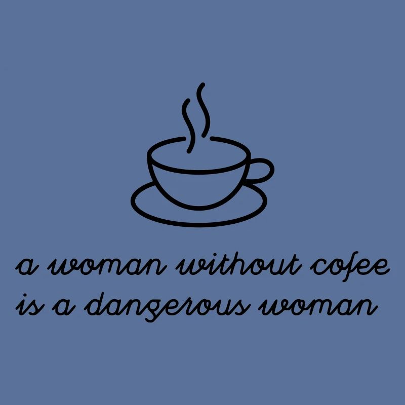 Frau ohne Kaffee