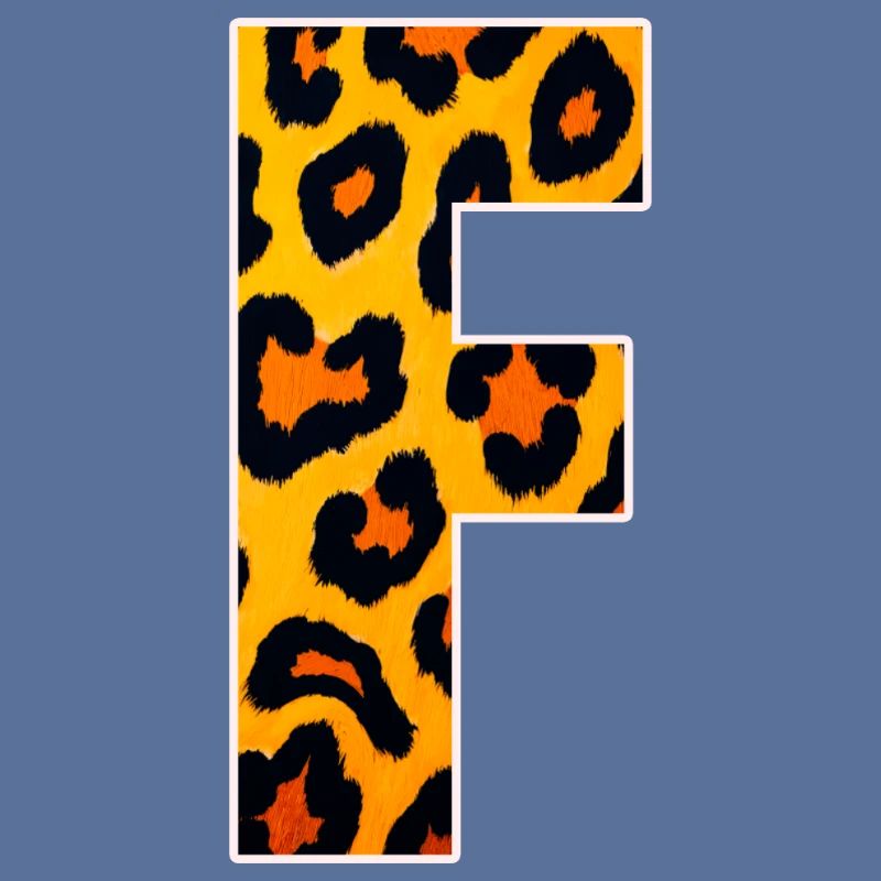 Leopard Effect Fire Orange Pattern