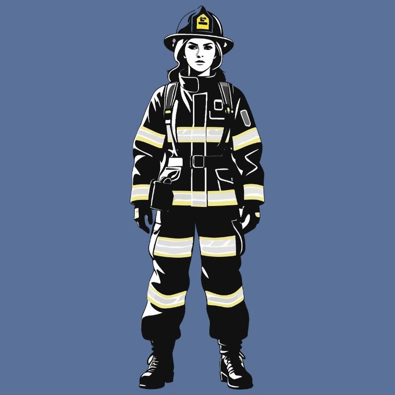 Firefighter - Profession Design Sticker