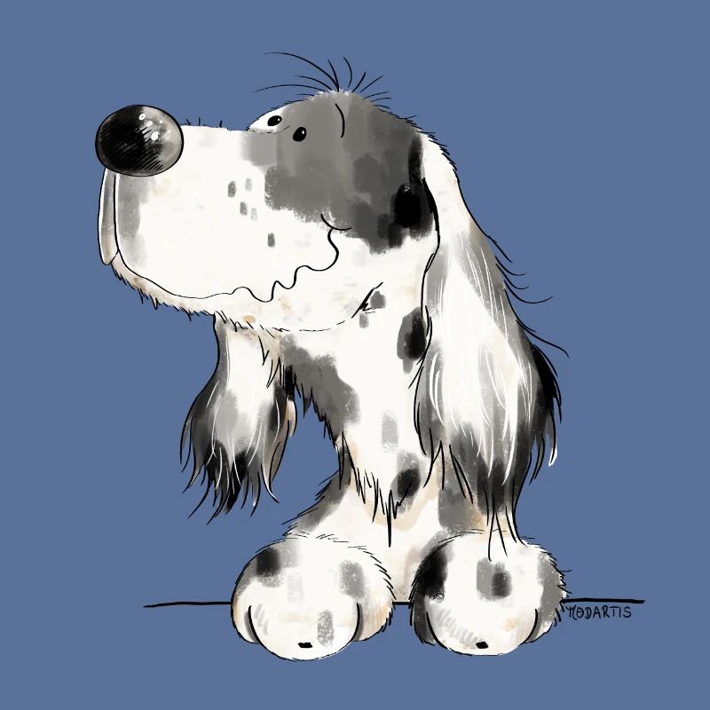 Englischer Setter I Hunde Comic Geschenk