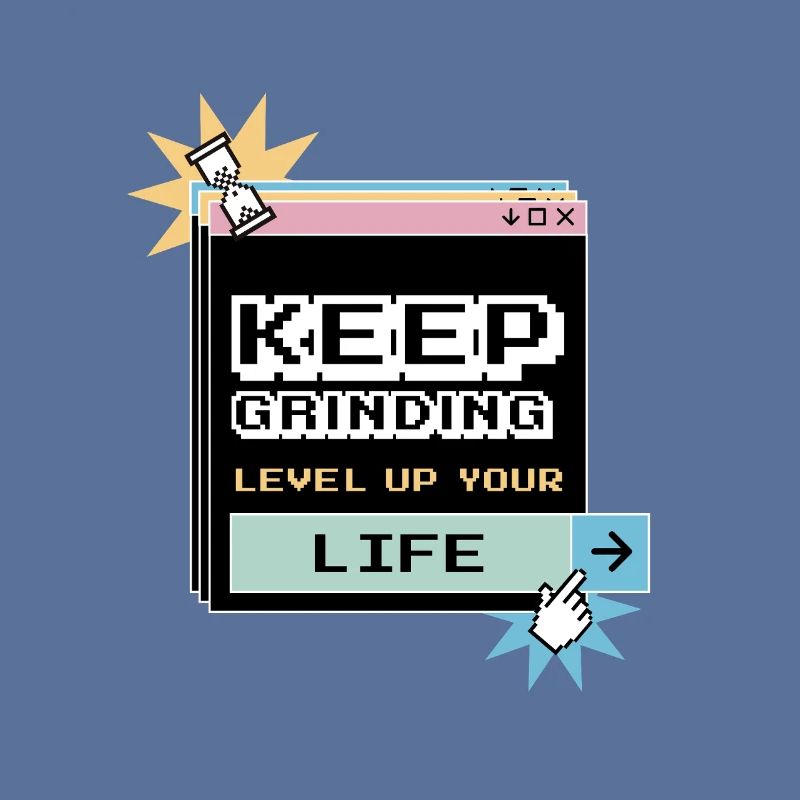 Keep Grinding Motivation Quotidienne Persévérance