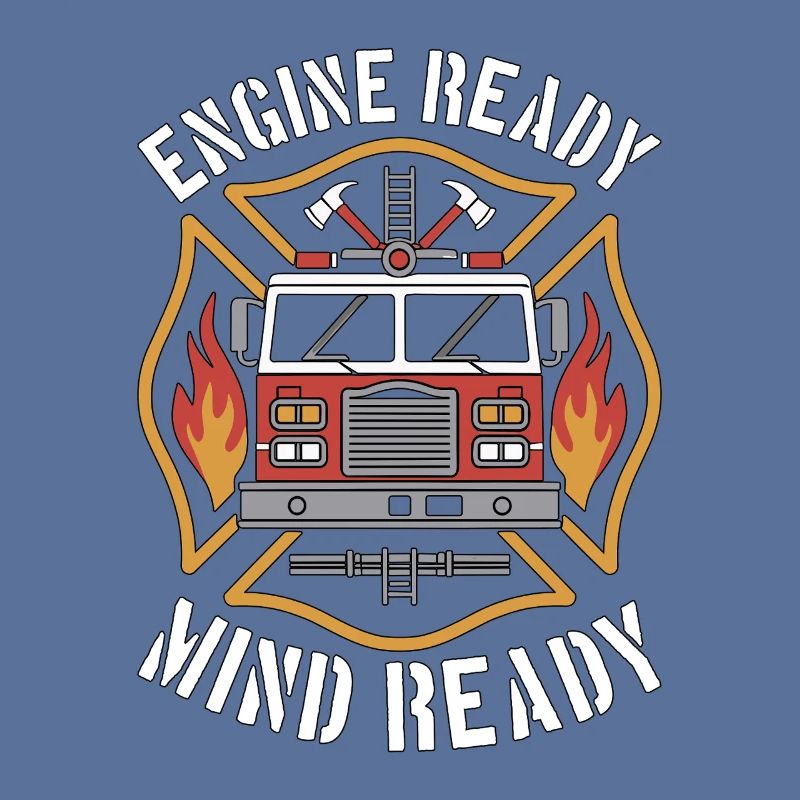 Fire Engineer Engine Ready Mind Ready Firefighting