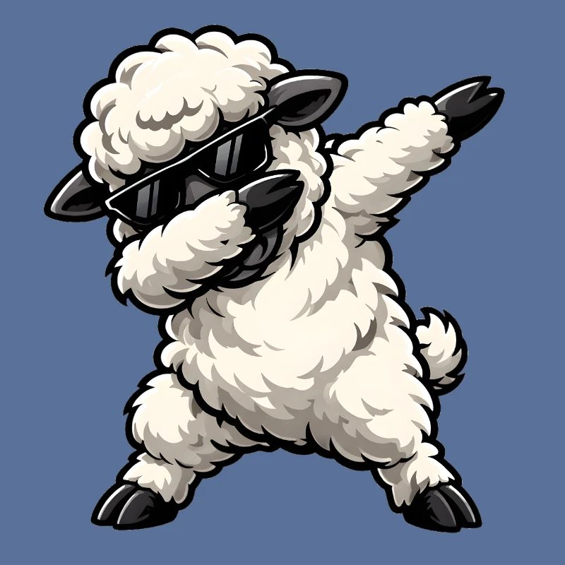 Dabbing Schaf
