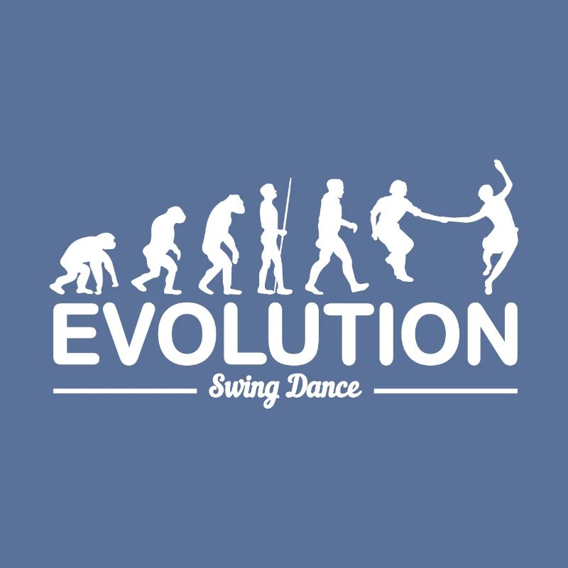 Swing Tanz Tanzen Evolution Geschenk Paare Tänzer