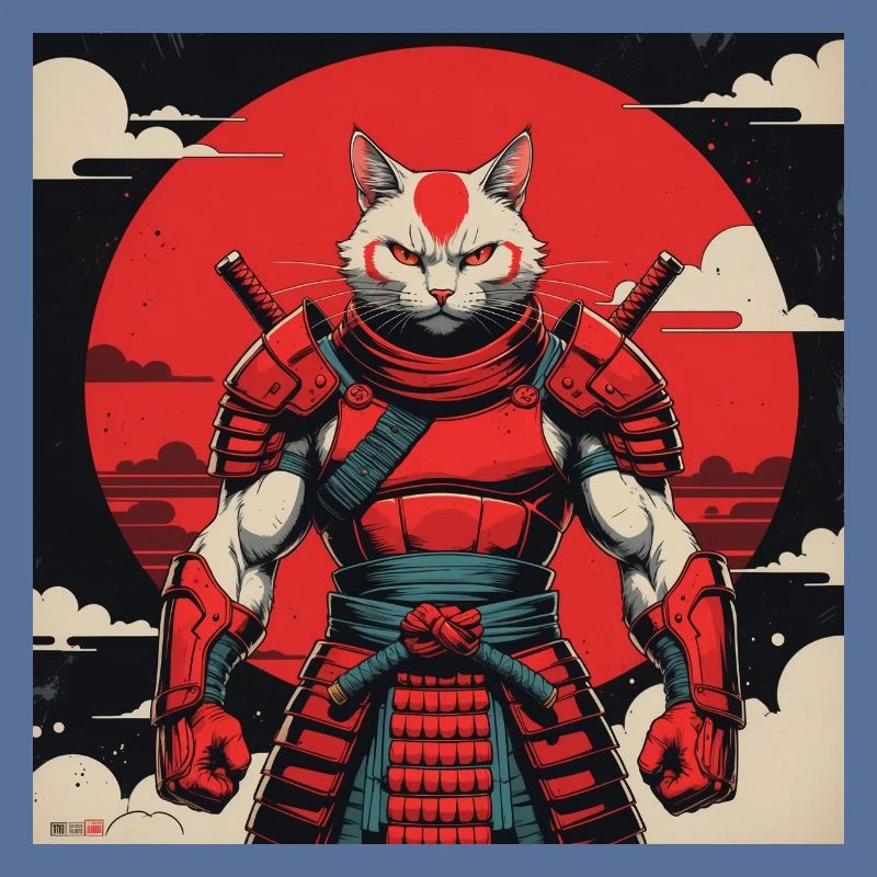 Samurai-Katzenkrieger