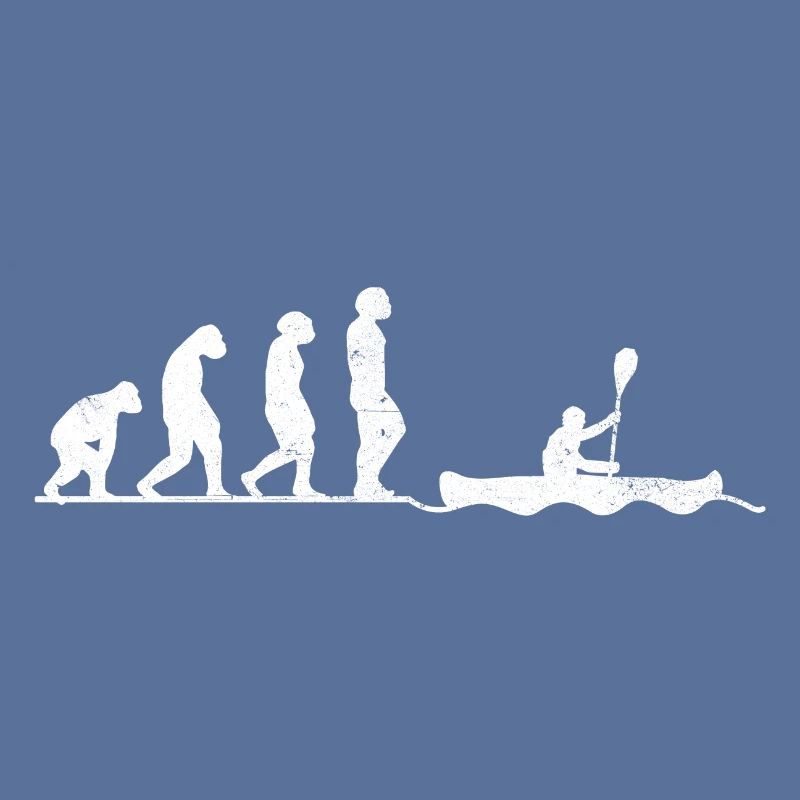 Kayak Rowing Evolution Vintage