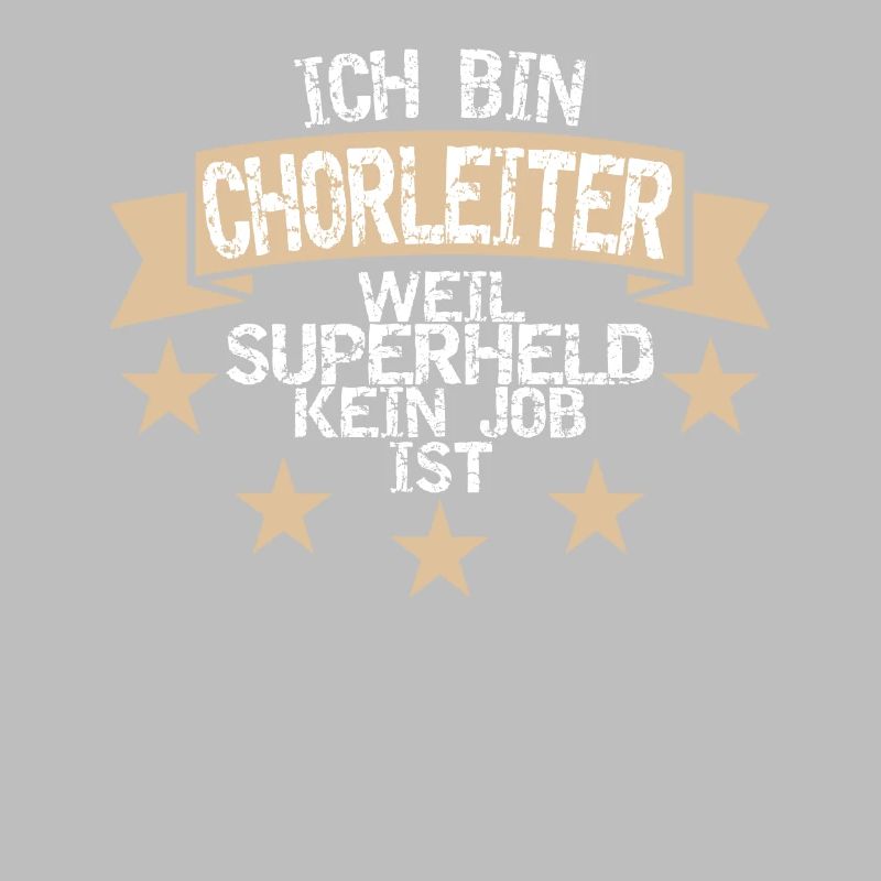 Chorleiter Superheld Spruch Design Dirigieren Chor