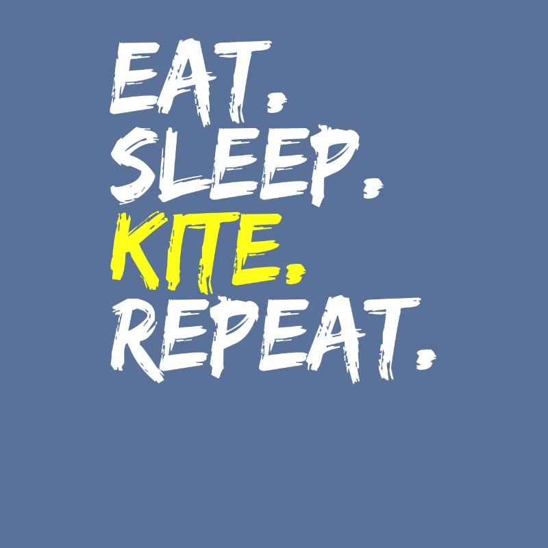 Kiteboard Kitesurf Manger Dormir Kite Répéter Dire