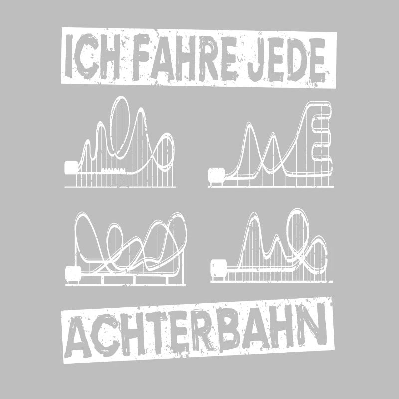 Achterbahn Rollercoaster Freizeitpark Geschenkidee
