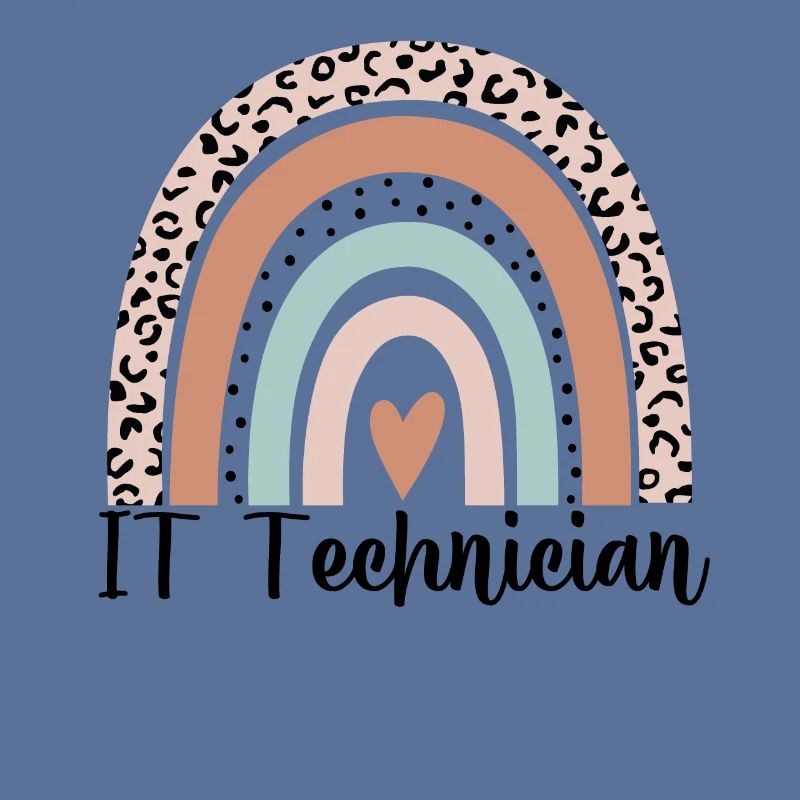 IT-Techniker Rainbow Leopard Lustiger IT-Techniker