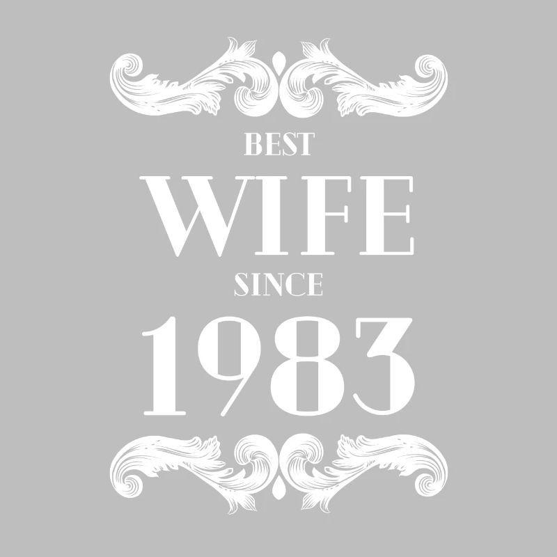 Beste Ehefrau seit 1983 Hochzeit