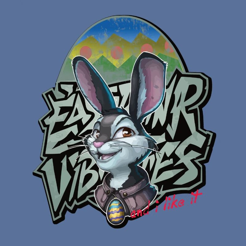 Easter Bunny Easter Spring Feelings Graffiti Gift