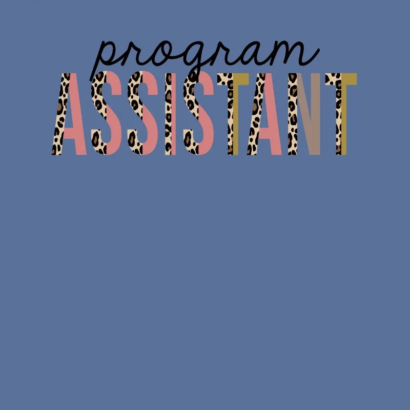 Assistant de programme Leopard Print Funny
