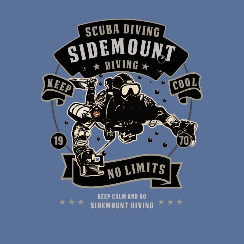 Sidemount Diving Keep Calm Cave Diving Gift