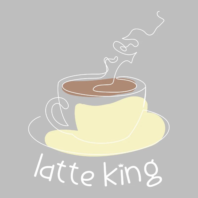 Coffee Caffeinated Drinker Coffeeholic Latte King