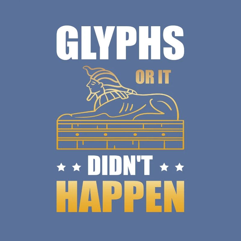 Glyphen Oder Es Geschah Nicht Ägyptische