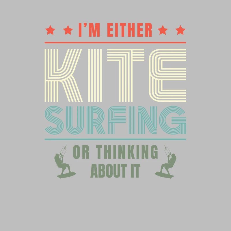 Ich Bin Entweder Kitesurfen Oder Denke Darüber
