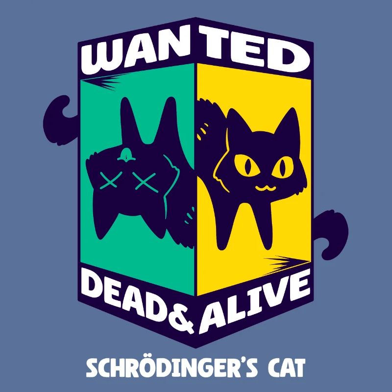 Physique Quantum Nerd Dead Alive Le chat de Schrödinger
