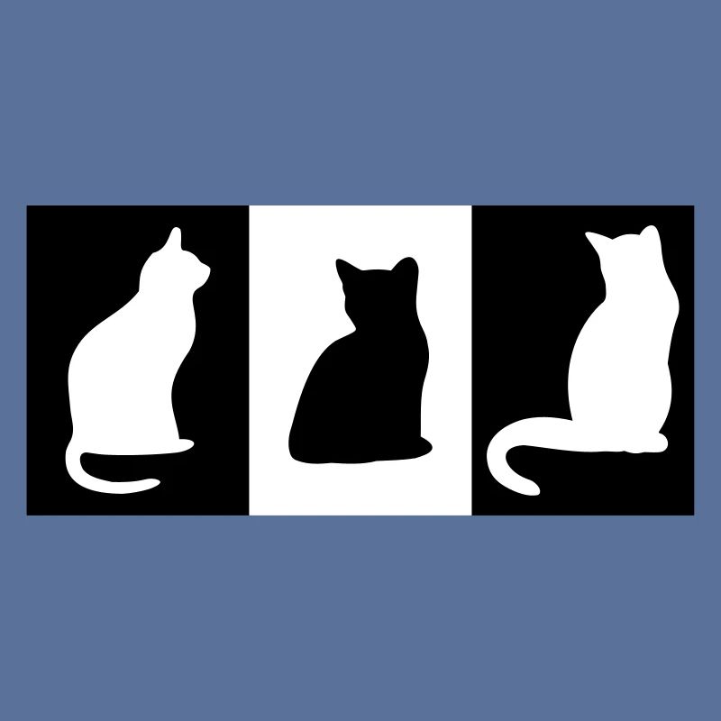 DZ0004 Cat Tile Cat Statue