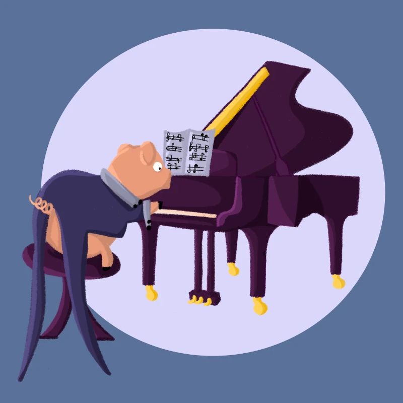 Piano à queue