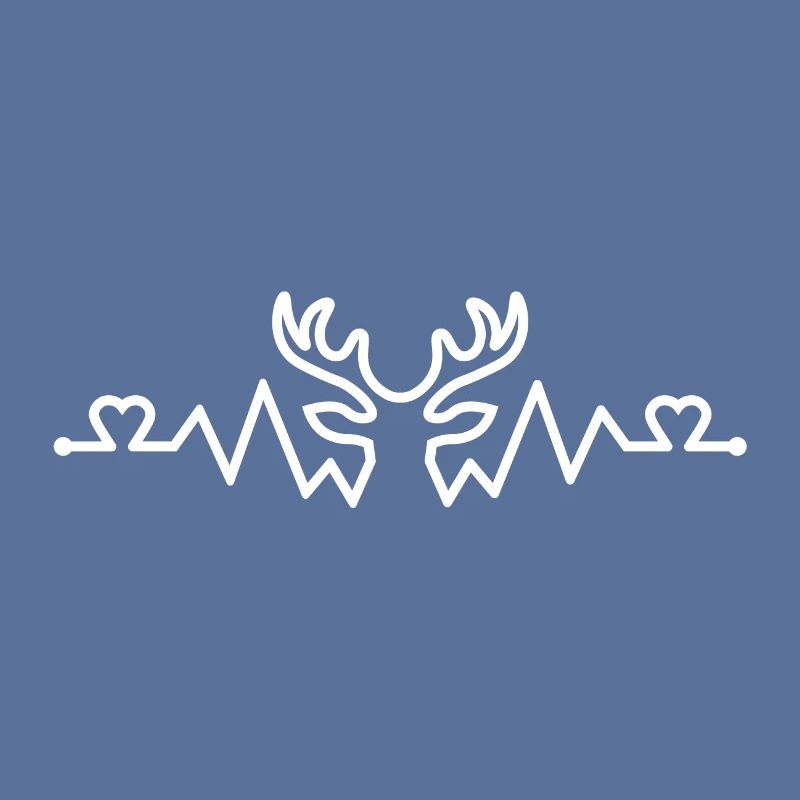 Hirschherzfrequenz und Herzen
