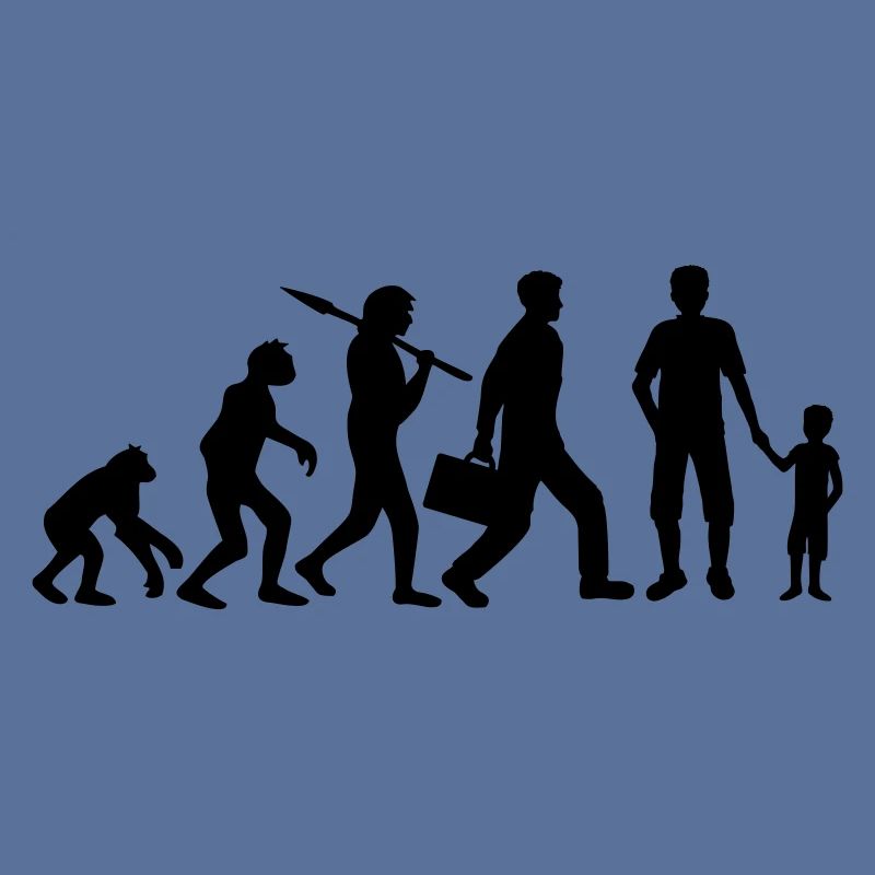 Sohn Papa Evolution Kind