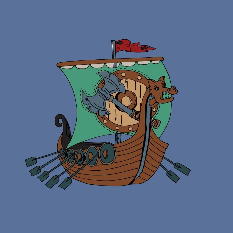 Wikinger Schiff Vikings
