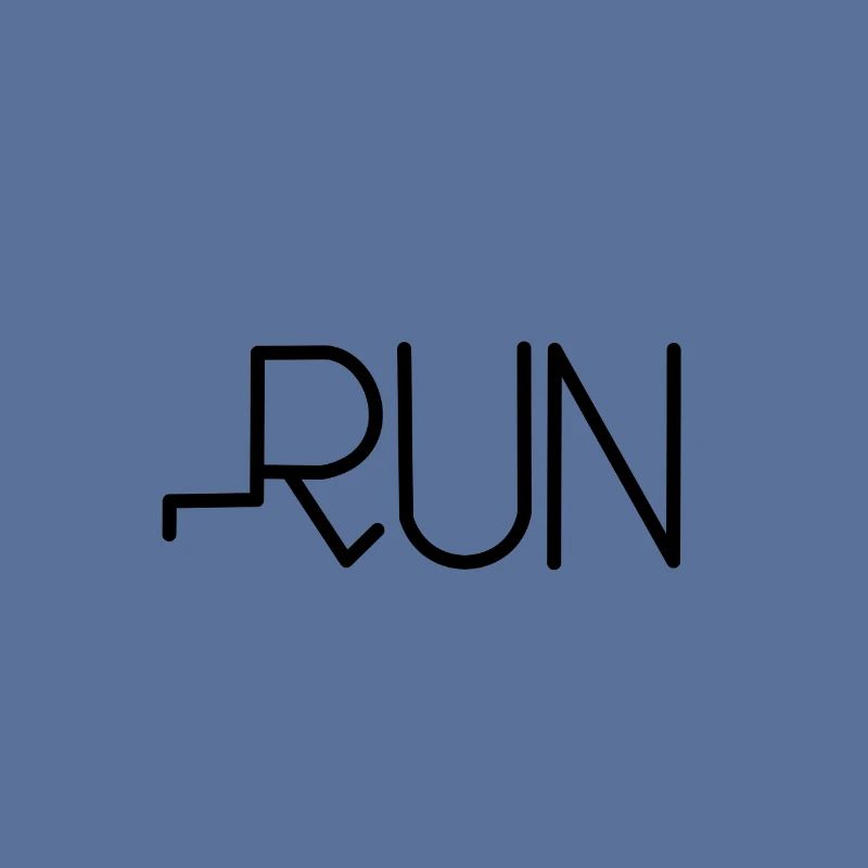 RUN! Cool designed run.