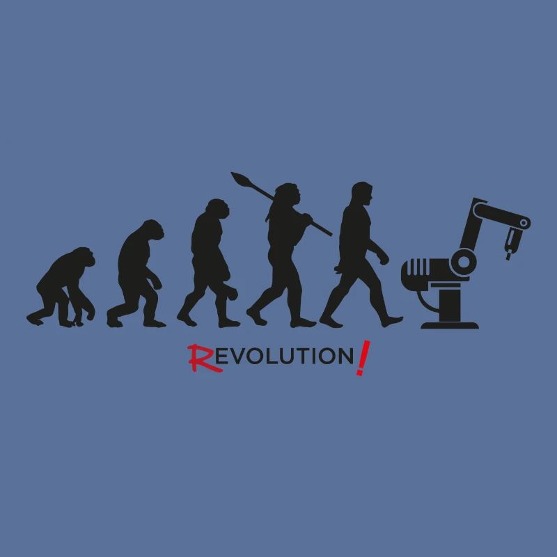 Evolution Revolution android robot