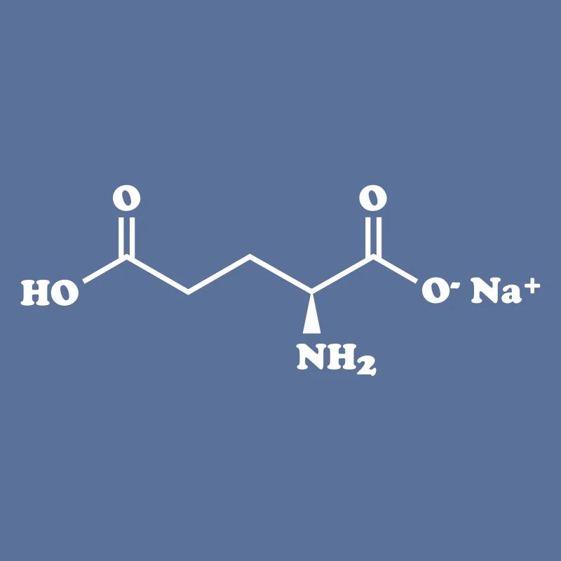 MSG Mononatriumglutamat-Molekül-chemische Formel