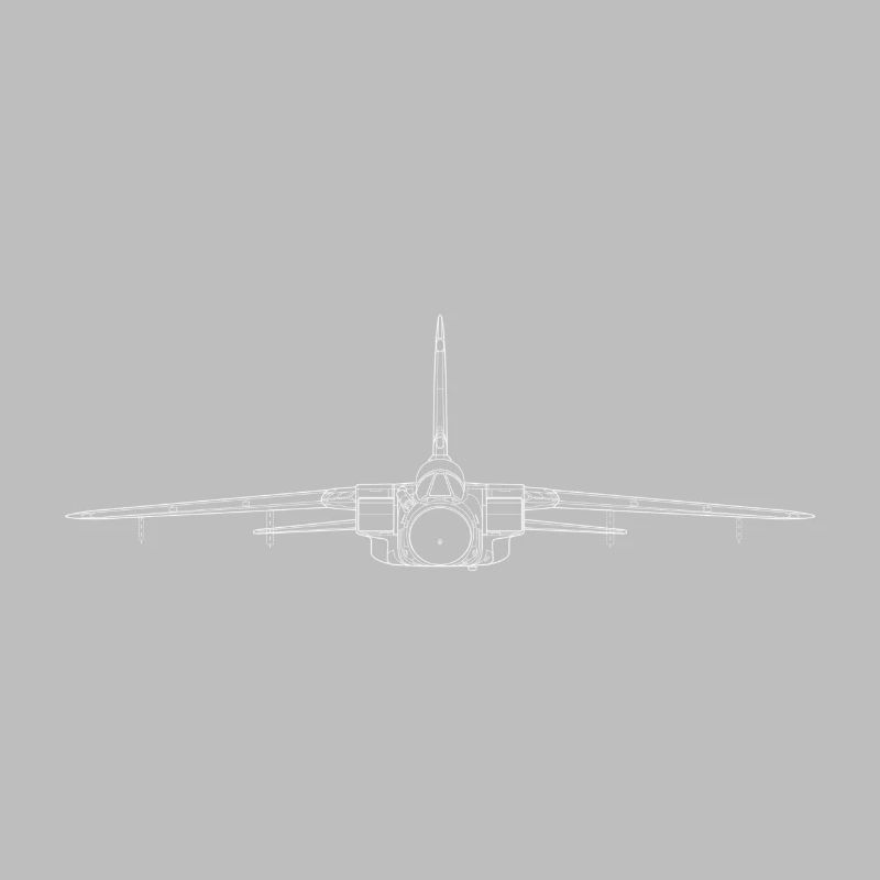 tornado jet fighter white front