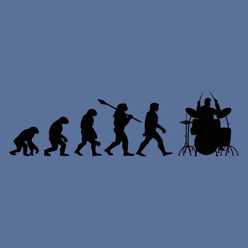 Evolution Drummer Player Gift Drummer