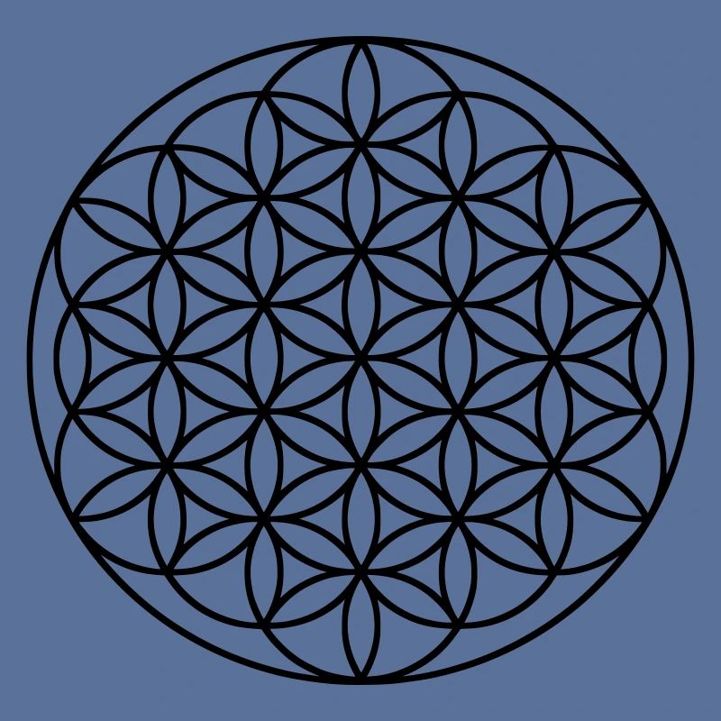 Blume des Lebens - Single Line Art