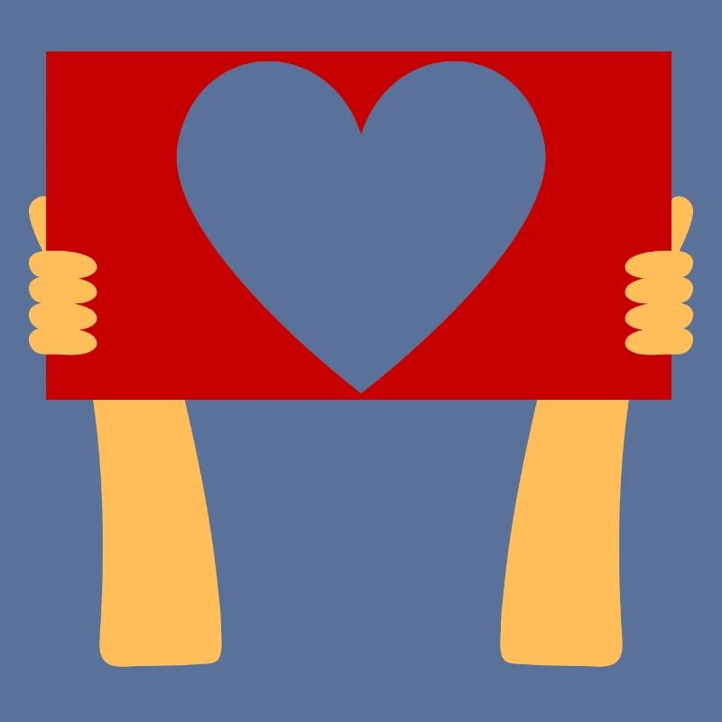 Panneau déclaration d'amour