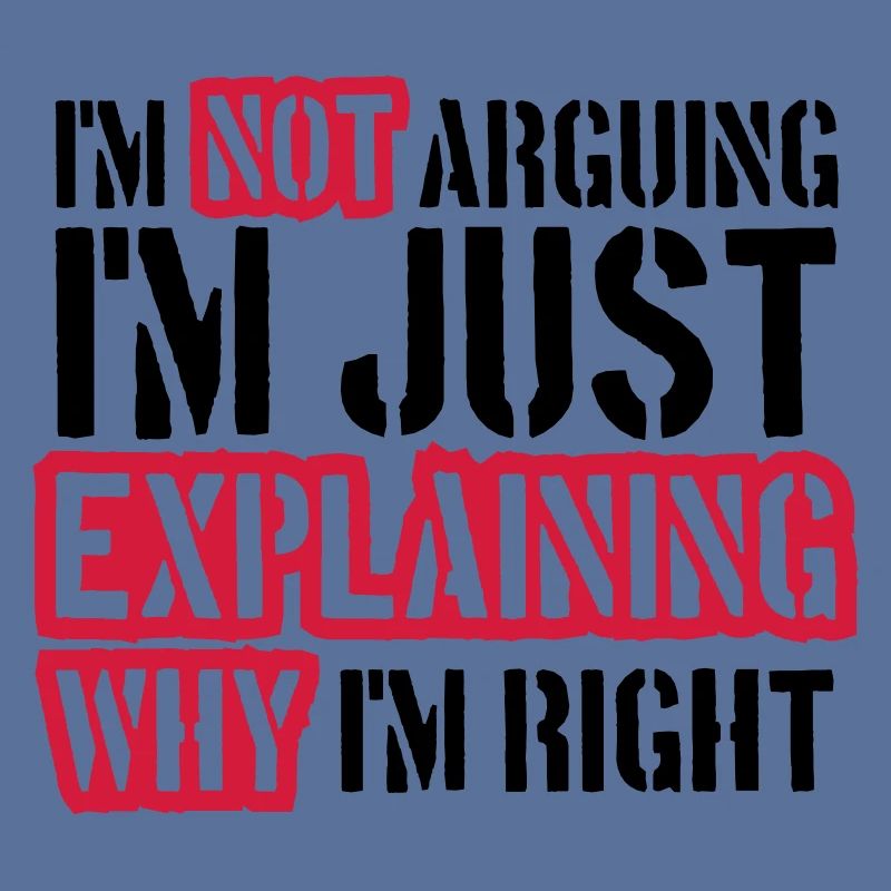 I m not arguing