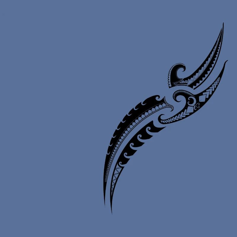 Tribal Warrior Pattern - Traditional Polynesian