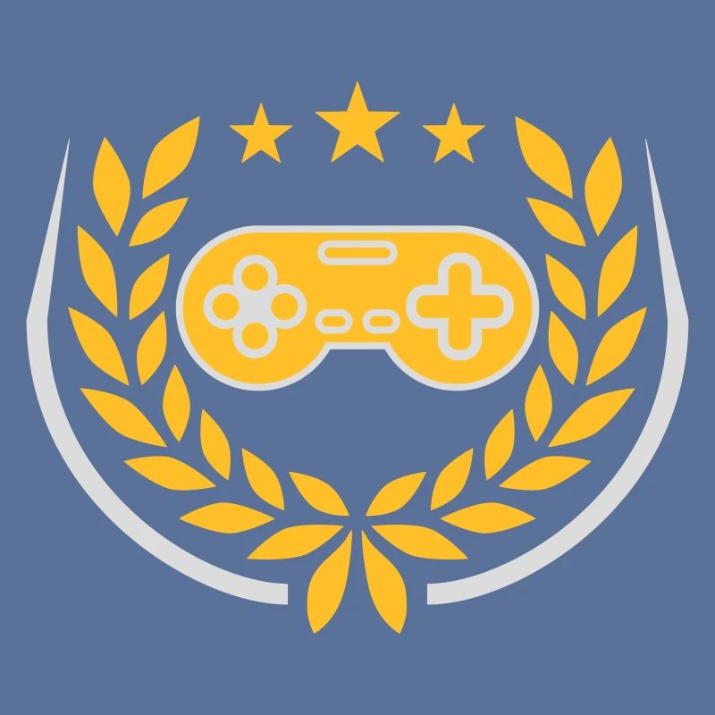 Laurel Wreath Retro Gamer Controller