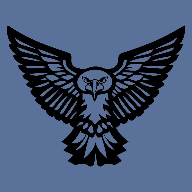 Vogeltyphibou oder fliegender Adler vorne